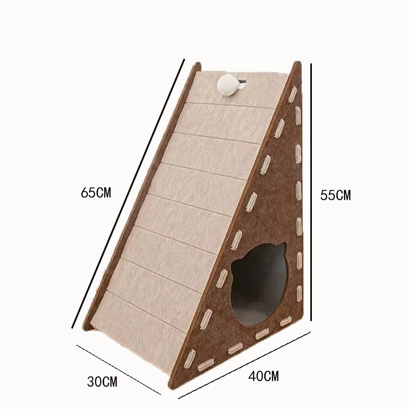 Cat Scratching Toy Climbing And Hideout House