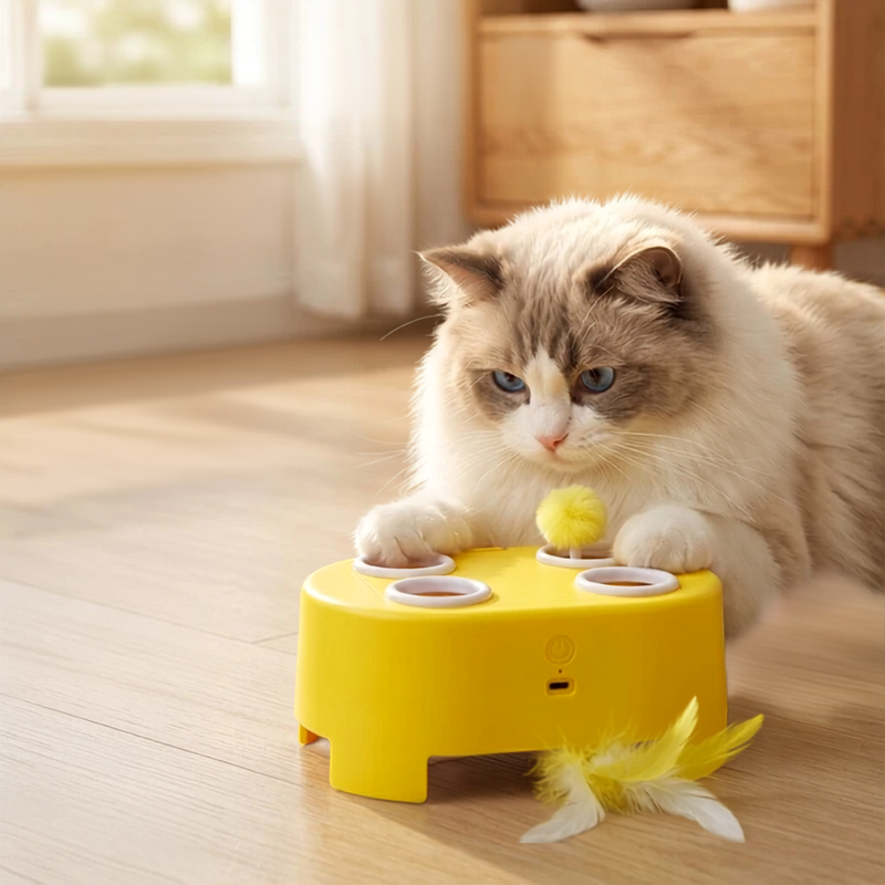 Electric Cat Whack-A-Mole Interactive Toy