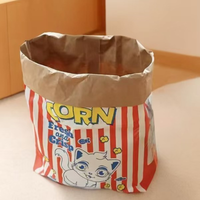 Cat Tunnel Paper Popcorn Bag Toy Hideout