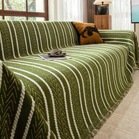 Modern Mid Century Chenille Sofa Cover Protective Couch Slipcover