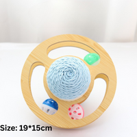 Interactive Cat Scratching Ball Rolling Track Design