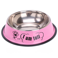 Stainless Steel Non-Slip Pet Food Bowl For Cats And Dogs