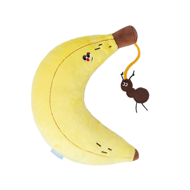 Plush Banana Pillow Toy Cats Dogs