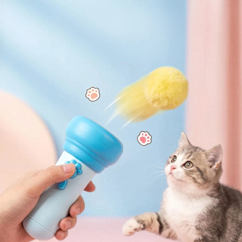 Interactive Electric Cat Launcher Ball Toy