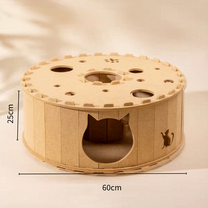 Double Layer Cat Hideaway Tunnel Bed