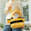 Adorable Bear And Bee Cat Carrier Bag