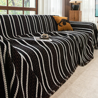 Modern Mid Century Chenille Sofa Cover Protective Couch Slipcover