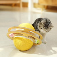 Interactive Cat Scratching Ball Rolling Track Design