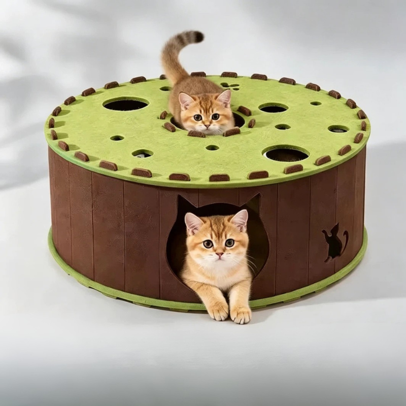 Double Layer Cat Hideaway Tunnel Bed