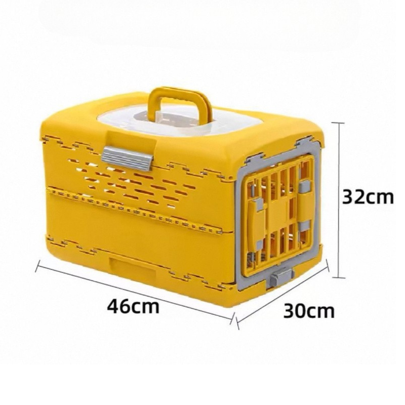 Foldable Travel Carrier Box Dog Cat Kennel
