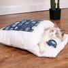 Pet Cozy Bed with A Pillow For Cats & Dogs