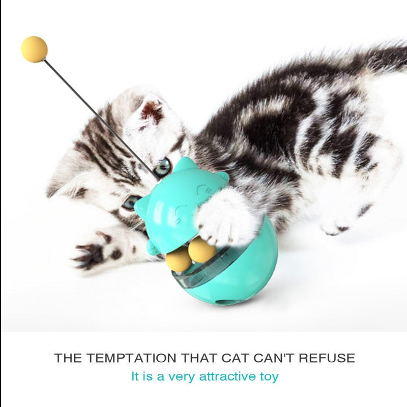 Cat Tumbler Interactive Treat Dispenser Toy