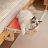 Cama suspensa com rede para janela de gato para animais de estimação
