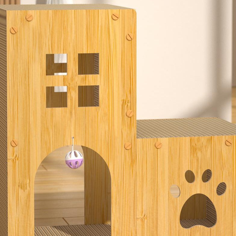 Large Cat Scratching Board Cat House