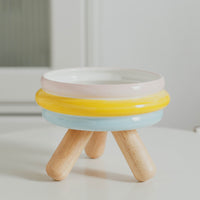 Pet Cat Food Bowl Water Bowl Ceramic Feeder