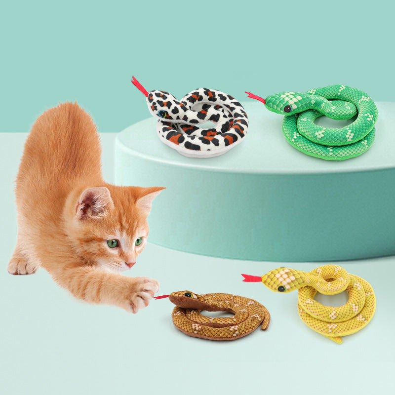 Pet Plush Toys Snake Crinkle Paper Toy – Pawpycup