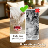 Float ring gets cats drinking more on their own