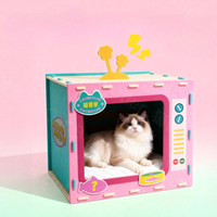 Tv Shape Cat Bed Dopamine Color Collection