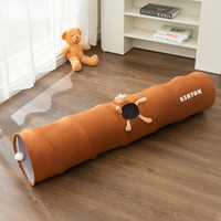 Soft Plush Cat Play Tunnel