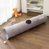 Soft Plush Cat Play Tunnel