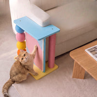Corner Cat Scratcher with Sisal Wall Guard - Vertical Scratching Post for Sofa & Wall Corners