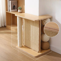 Corner Cat Scratcher with Sisal Wall Guard - Vertical Scratching Post for Sofa & Wall Corners