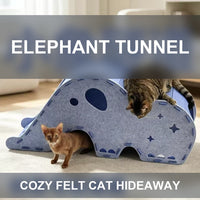 Elephant Tunnel Cat Play House