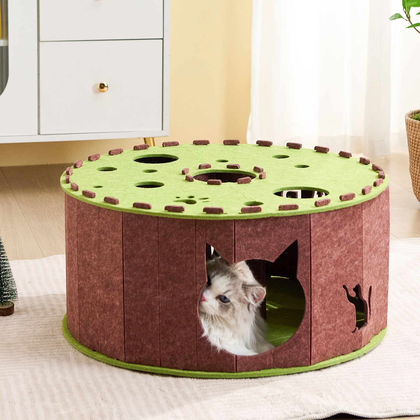 Donut Tunnel Cat Hideaway Bed