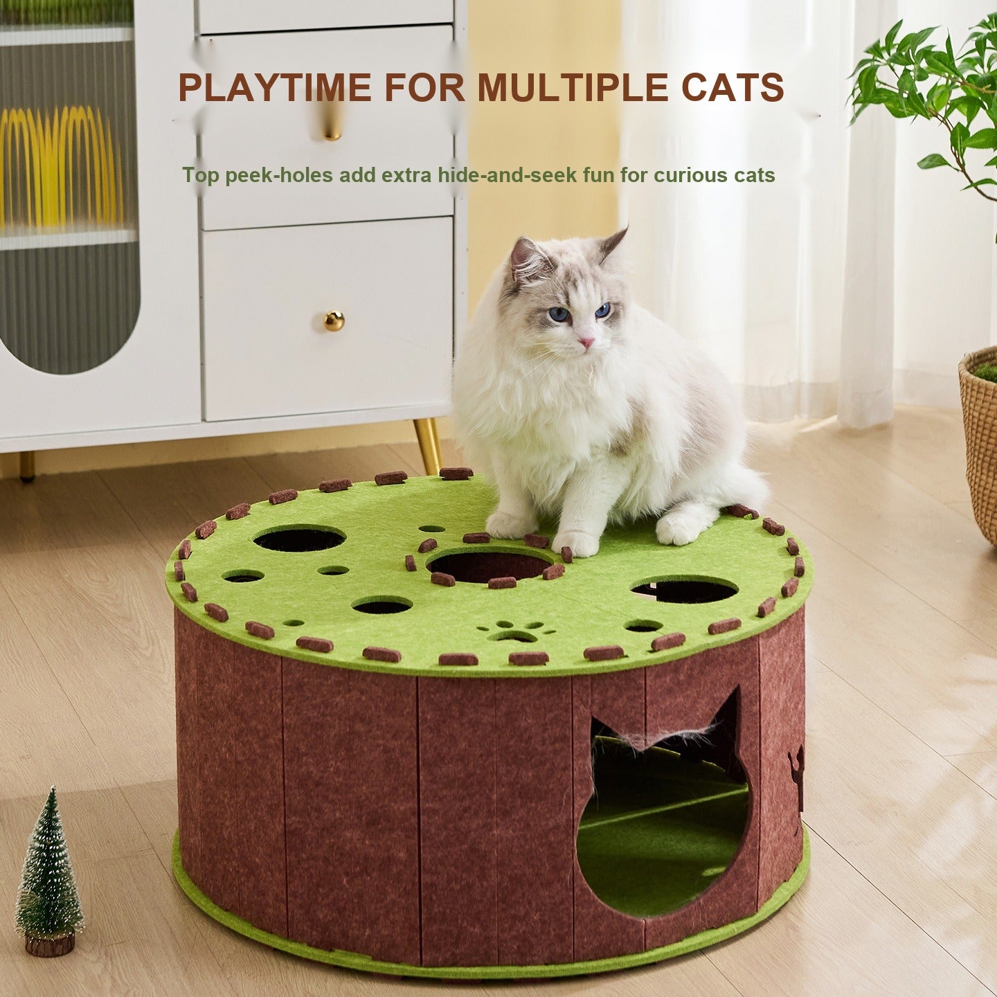 Donut Tunnel Cat Hideaway Bed