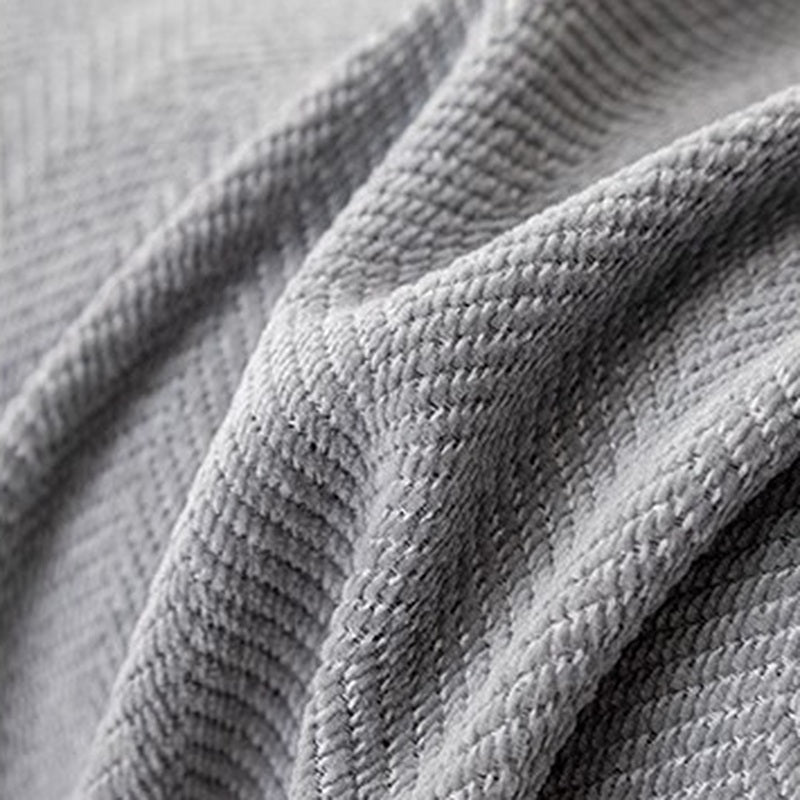 Soft herringbone chenille texture