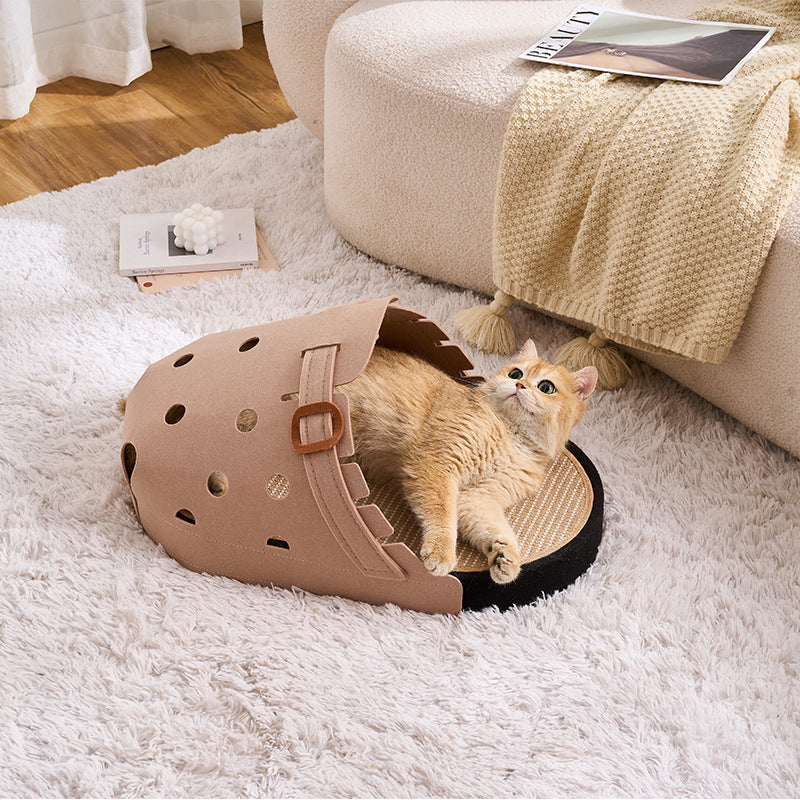 CozyClog Cat Scratcher Den