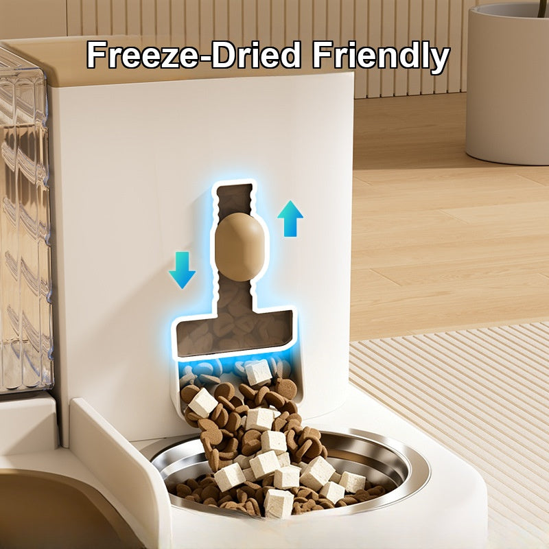 Latte Bowl 2-in-1 Cat Feeder & Water Station