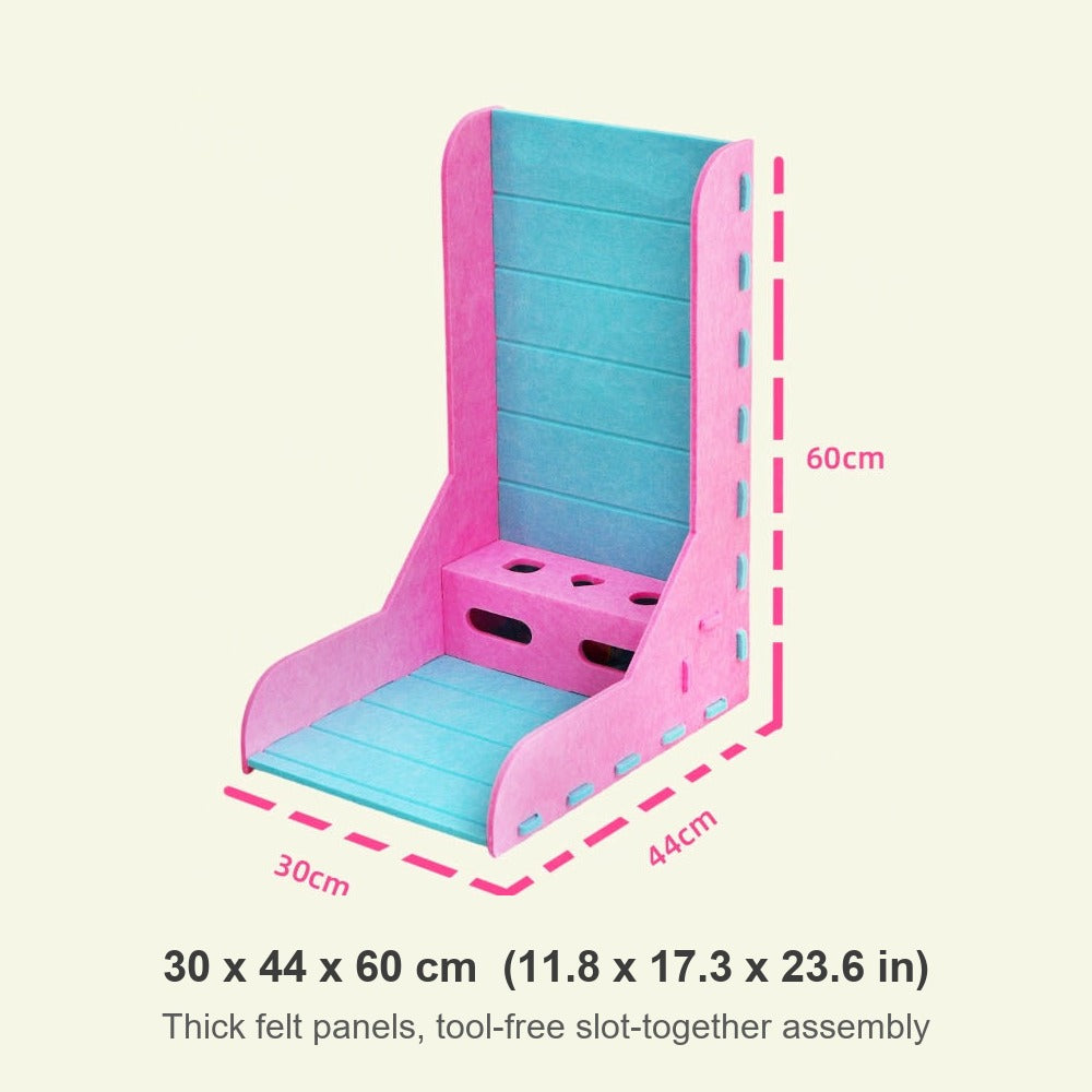 Felt cat scratcher size 30 x 44 x 60 cm