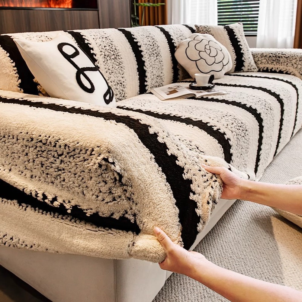 Plush Stretch Sofa Slipcover