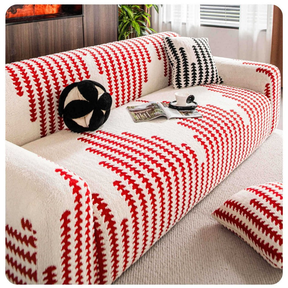 Plush Stretch Sofa Slipcover
