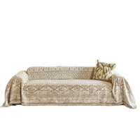 Boho Geometric Chenille Sofa Cover