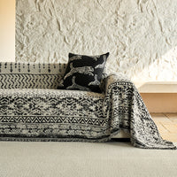 Boho Geometric Chenille Sofa Cover