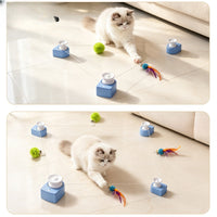 Auto Chase Cat Track Toy, 3-Speed Interactive Hunting Game