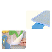 Flower Watering Can Cat Scratch Pad, Self-Adhesive Sisal Wall Scratcher with Ribbon Tassels