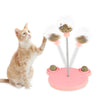 Brinquedo de alimentação para gatos com bola de petiscos vazando