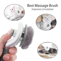 Cepillo para mascotas para el cuidado del cabello