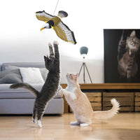 Juguetes interactivos para gatos de simulación de pájaros