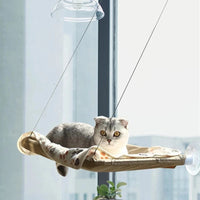 Hamac pour chat suspendu à montage sur fenêtre