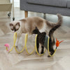 Kedi Evcil Hayvan Oyuncakları Katlanabilir Yavru Kedi Oyun Tüneli