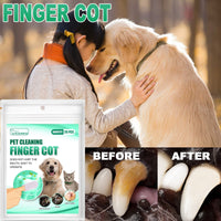 Pet Teeth Cleaning Disposable Finger Cot Wet Wipes