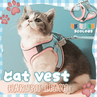 Cat Vest Harness Leash Set