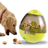 Dispensador interactivo de alimentos con bola de tratamiento IQ de juguete para mascotas