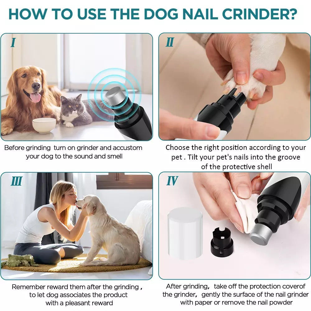 Painless Cats Dogs Nail Grinder